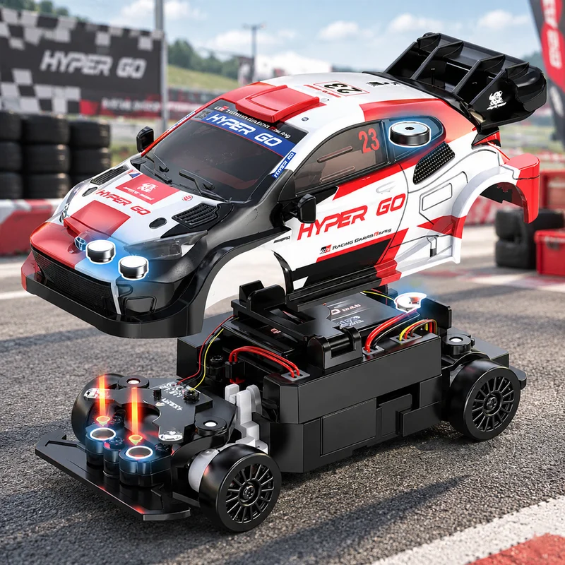 New 43308 1：43 RC Rally Car MJX HYPER GO 4WD Drift Remote Control Car 2.4G Proportional Mini Desktop Racing Vehicle
