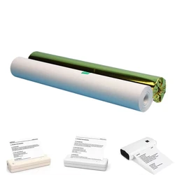 A4 Thermal Paper Rolls, A4 Printing Paper Roll for A40 M832 M834 M835 Portable Thermal Printer, Paper A4 8.27