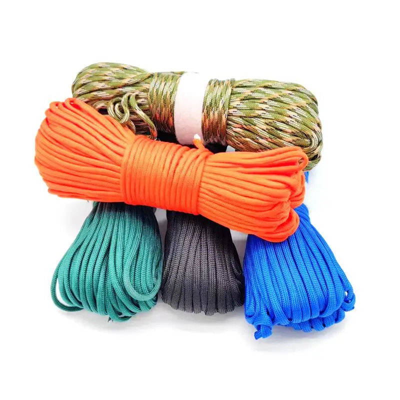 

124 метров шнур для наружного освещения multi-функциональный держатель для веревки 7 Тип iii 4 мм для палатки для кемпинга