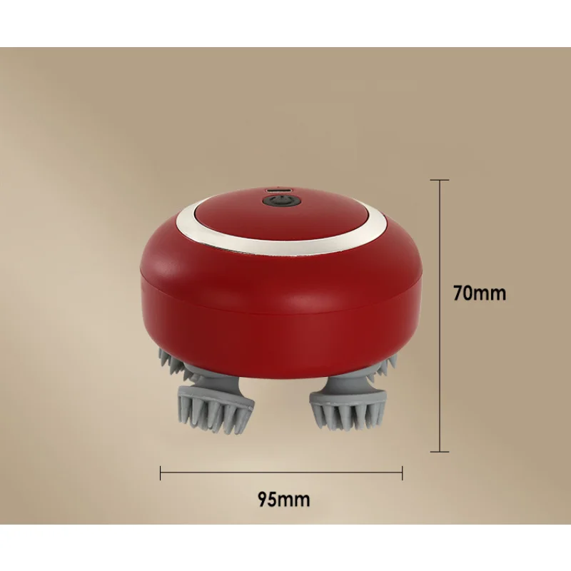 Alat pijat kepala elektrik, pemijat kulit kepala elektrik, pemijat tahan air, pemijat leher bahu, perawatan kesehatan untuk rileks & penghilang stres, memperbaiki tidur