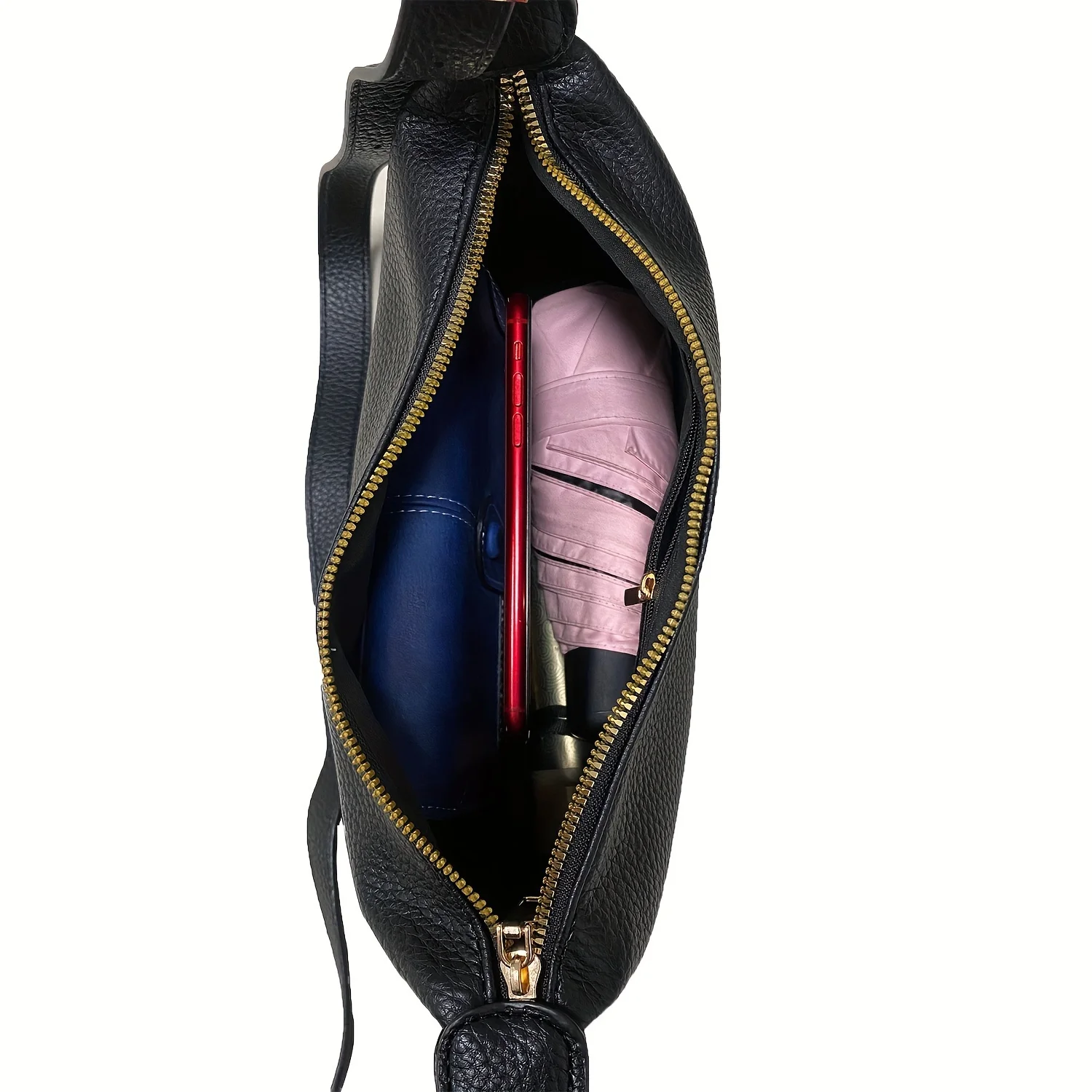 حقائب كتف نسائية فاخرة محفظة من البولي يوريثان حقيبة زلابية للهاتف المحمول للنساء حقيبة كروس للتنقل اليومي #5