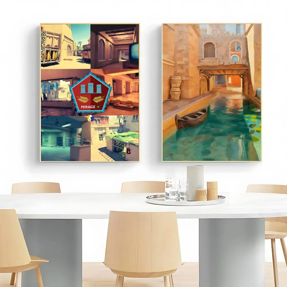 Shooter Game C-Counter-Strike Poster Wall Art Print Decorative Mural Home Decor Gift Unframed