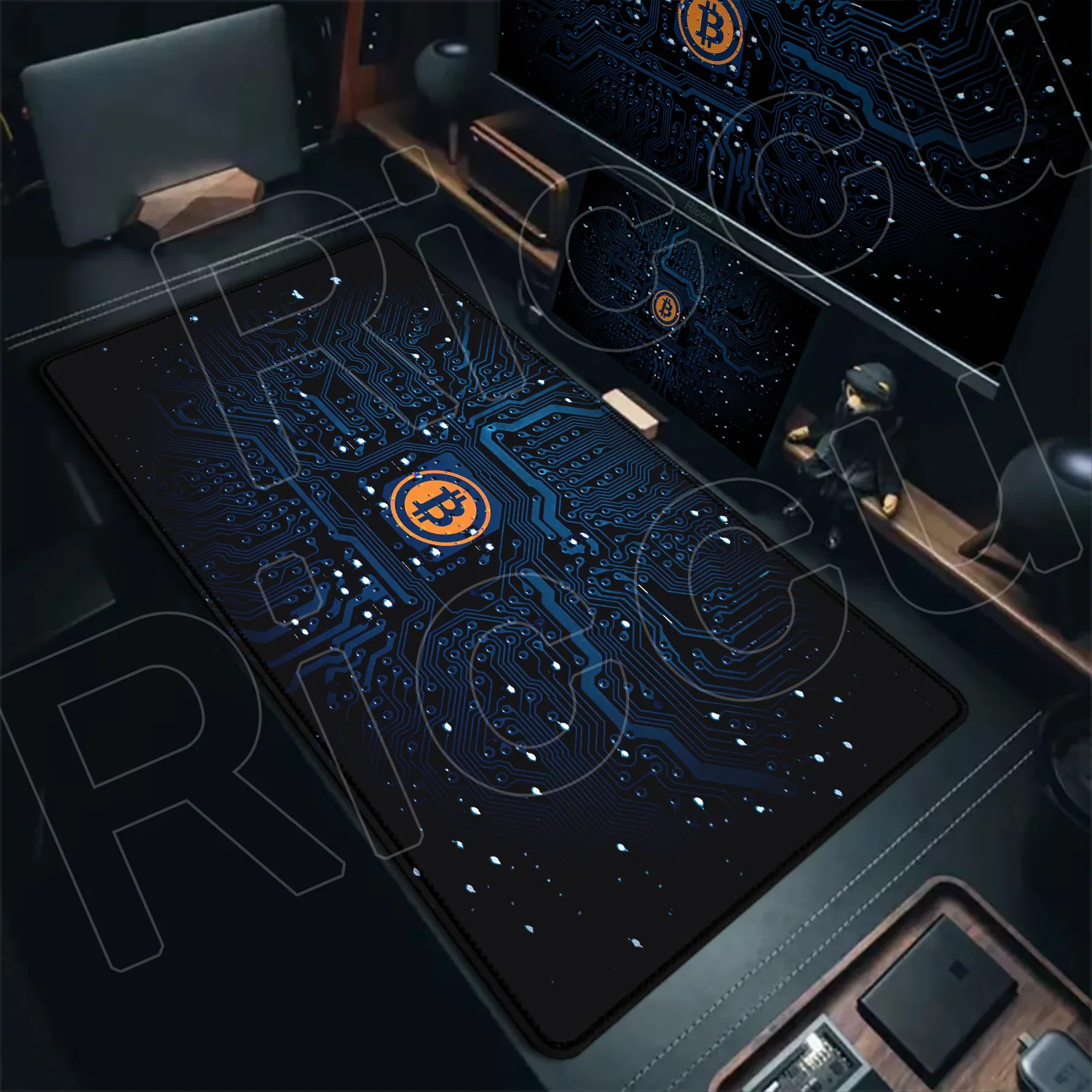 

Bitcoin HD Print Mousepad Gaming Accessories Mouse Pad Office Home Laptop Cabinet Pads XXL PC 900x400 Computer Keyboard Desk Mat