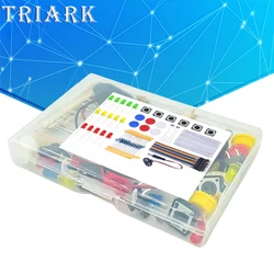 Starter kit 10 in 1 kit new Starter Kit mini Bread board LED jumper wire button for arduino Compatile with For UNO R3