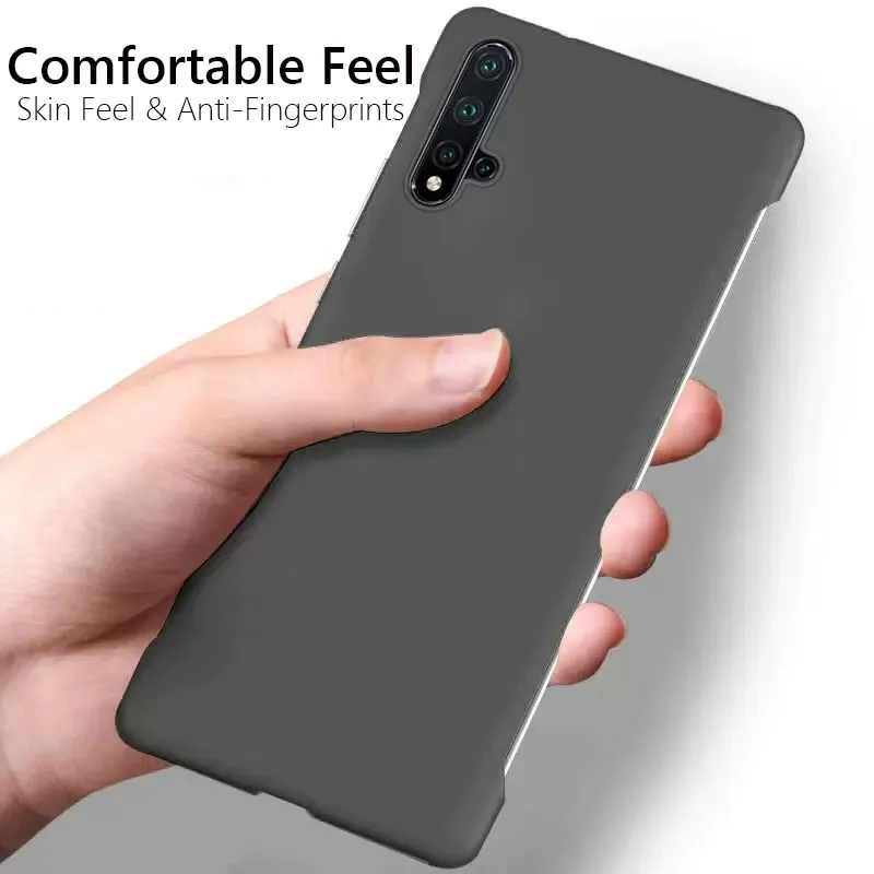 Frameless Slim Matte Hard PC Back Cover Case For Huawei Honor 20 Pro Honor20 Pro Nova 5T Nova5T ShockProof Fundas Coque