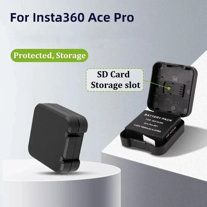 For Insta360 Pro/Ace 1800mAh Battery+LED Dual Charger for Insta360 Ace Pro Rechargeable Li-ion Battery Action Camera Accessories