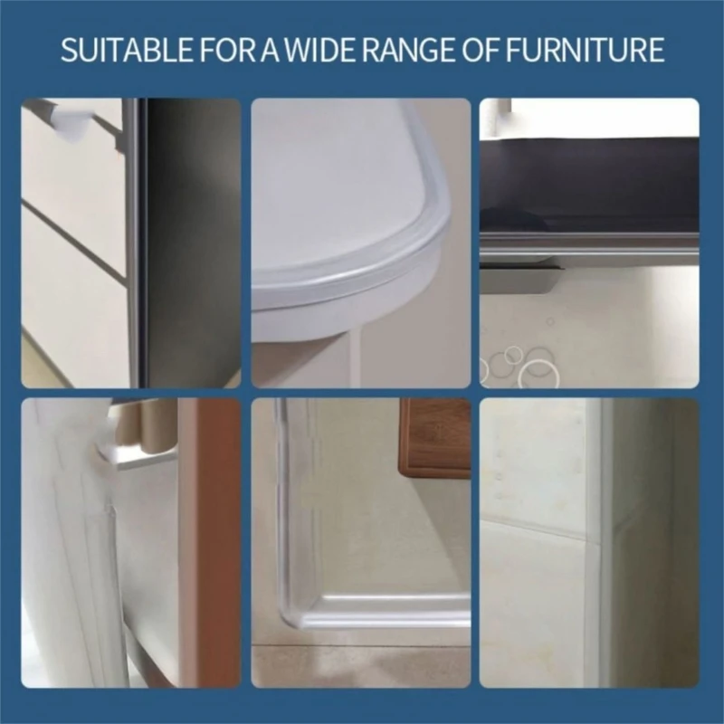 Clear & Soft Furniture Guards with Upgraded Hollow Shock-Absorbing Designs 1/2m