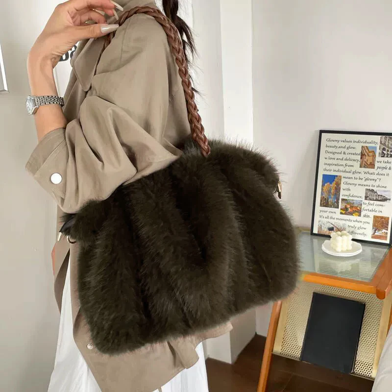 fashion-faux-fur-shoulder-bag-large-capacity-tote-handbag-winter-autumn-fluffy-soft-crossbody-work-daily-women-commute-bag