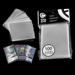 200 pz (2 Confezioni) 65*90mm Custodia per carte Carte Protector Magic Killers of Three Kingdom Football Star Card Giochi da tavolo trasparenti GYH