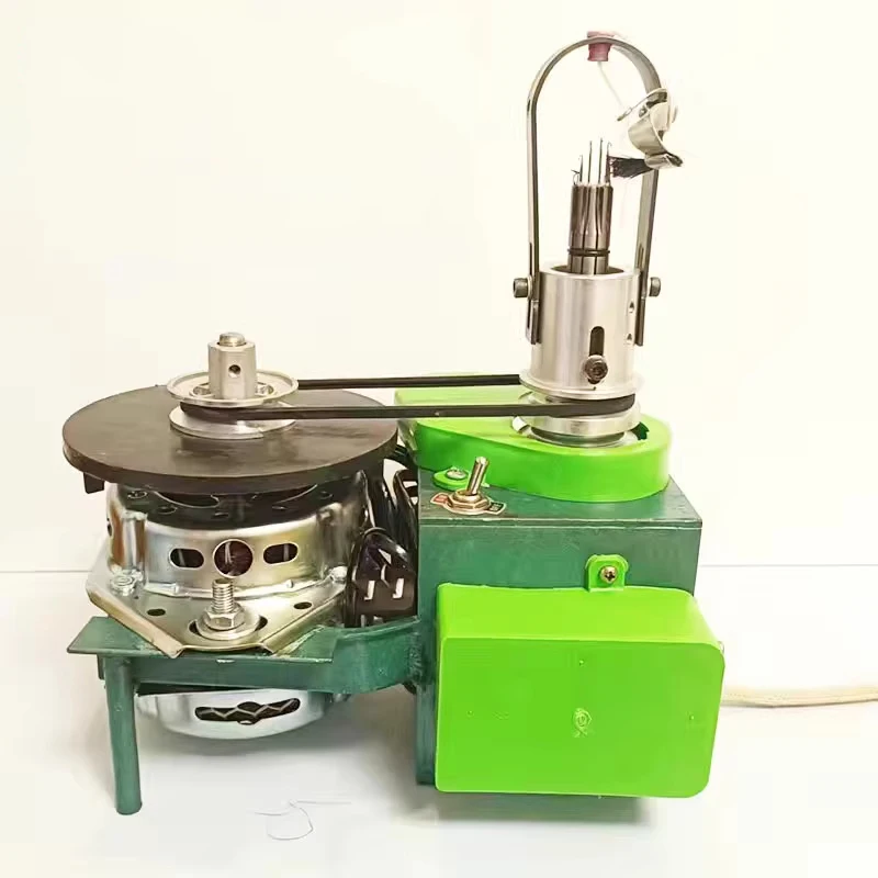 New automatic stop-stop weaving machine with thread breakage High-speed bearing frame Cylindrical webbing machine with placket