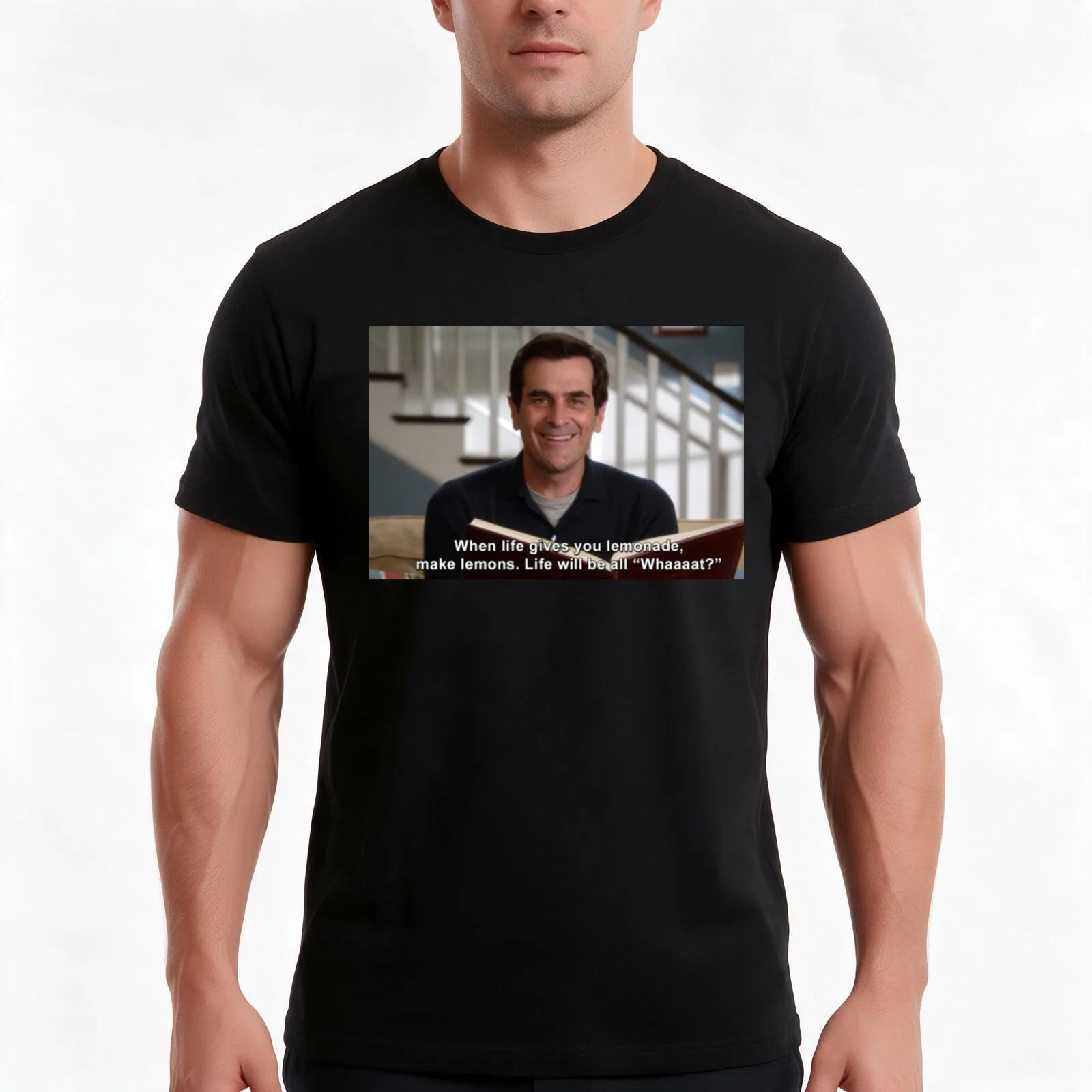 Phil Dunphy Modern Family funny Quote T-Shirt Summer Casual Cotton Tee Oversized Streetwear Tops Vintage Graphic Print