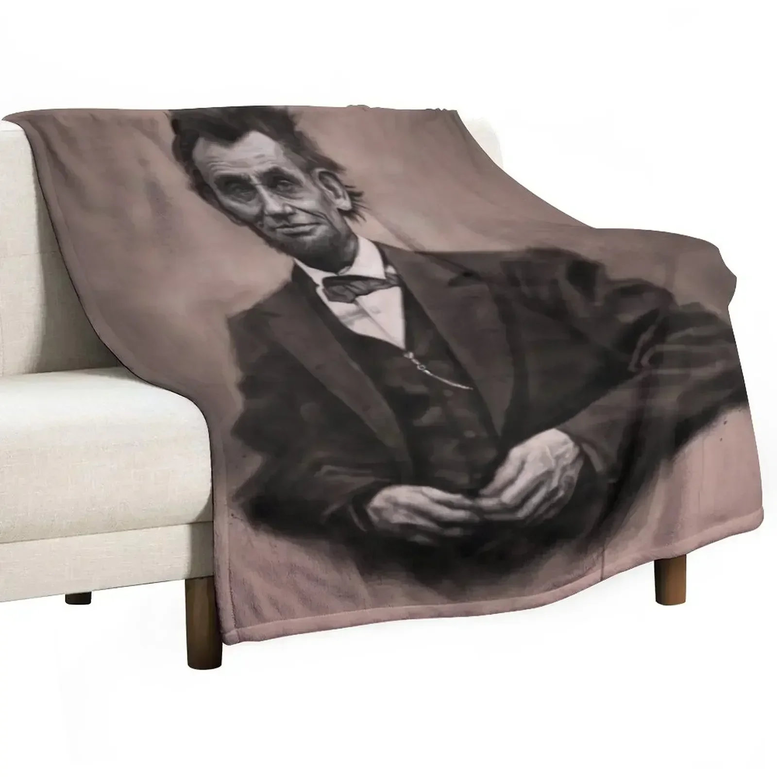 

Abraham Lincoln Throw Blanket Decorative Sofas Retros For Baby Blankets