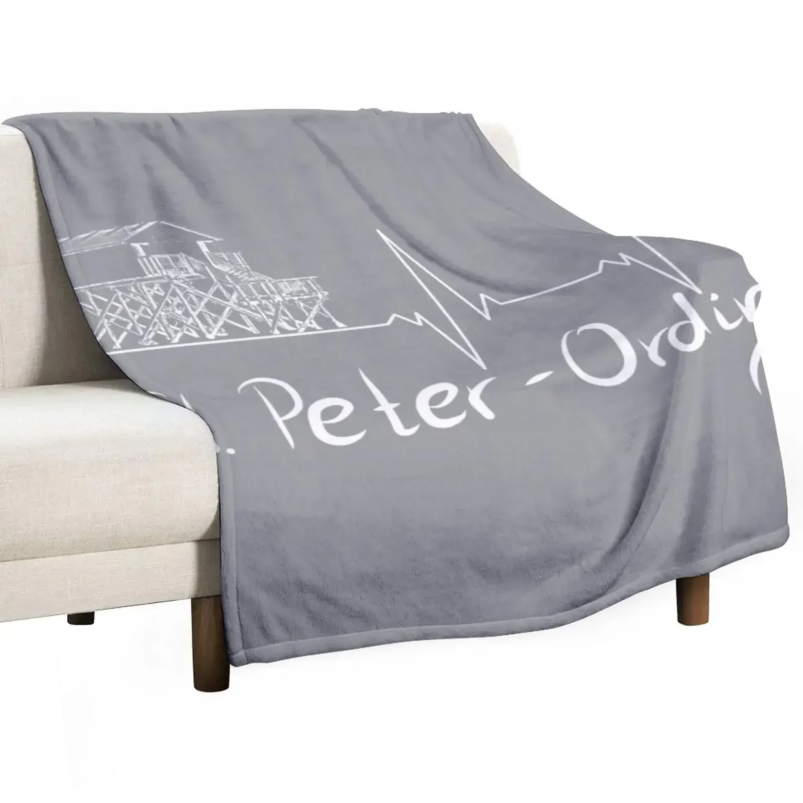 Pulse trace Pfahlbau Sankt Peter-Ording Throw Blanket Sleeping Bag Kid'S Luxury Thicken Blankets