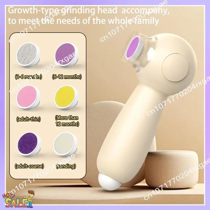 A16Z Electric Baby Nail Trimmers Multifunctional Nail File Clipper Safe Manicure Tool