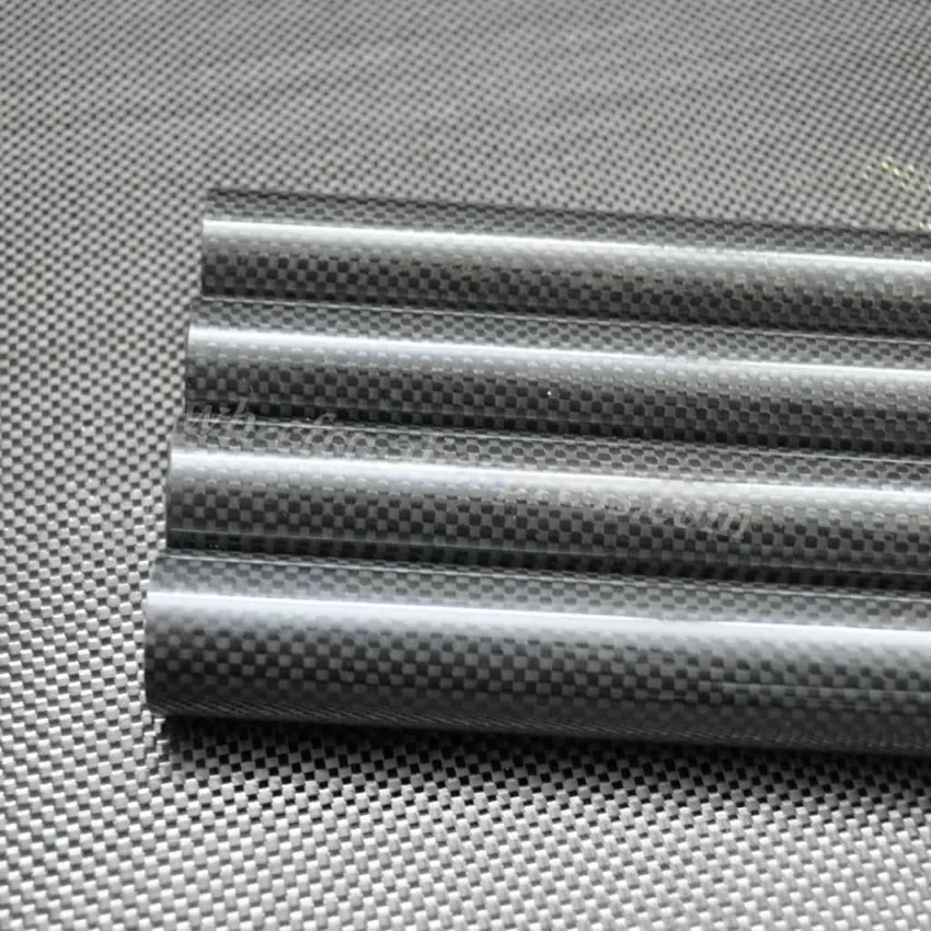 3k Carbon Fiber Tube x 1000mm OD 30mm 32mm 33mm 34mm 35mm 36mm 38mm 40mm 42mm 44 45mm 46mm 48 50mm 55 60mm with 100% full carbon