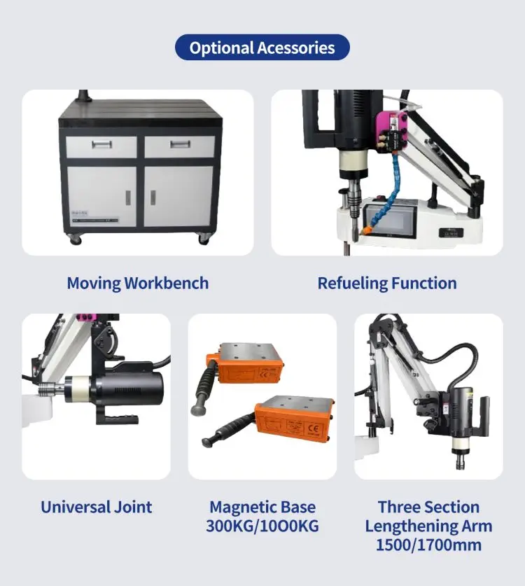 Picture 4: Flexible Tapping Arm MachineTouch Screen M6-M24 Tapper  Full Set Tap Holder Included