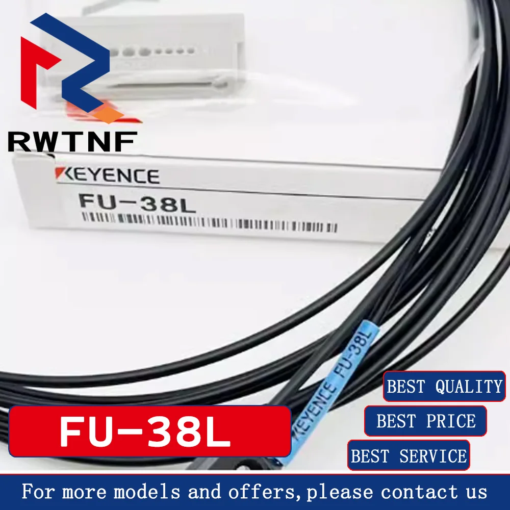 Sensor de fibra óptica KEYENCE FU-38L, accesorios completos, 100% originales