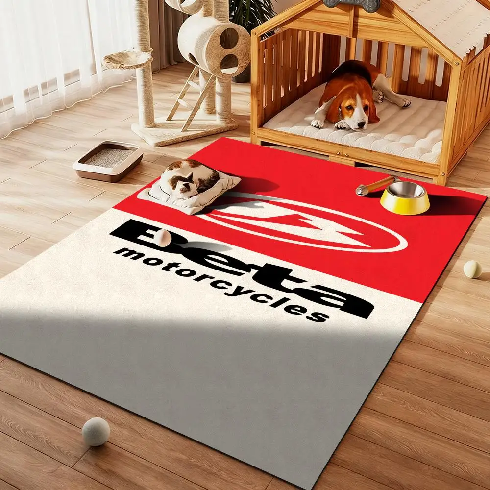 

B-Betas Racing Motorcycles Logo Floor Mat Diatom Bath Mat Absorbent Quick Dry Non-Slip TPR Backing Soft Plush Draining Rugs