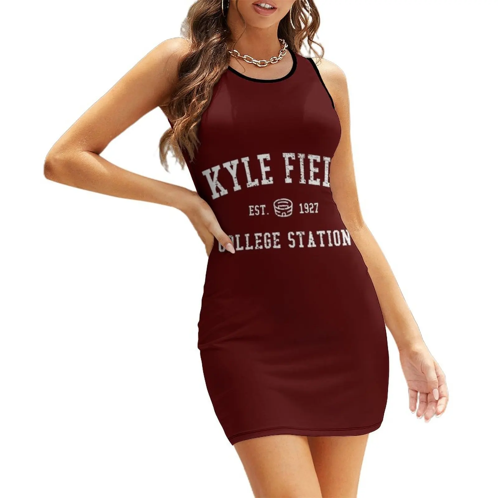 

Kyle Field Sleeveless Sundress dresses with long sleeves summer dress womens 2025 woman dress Evening dresses
