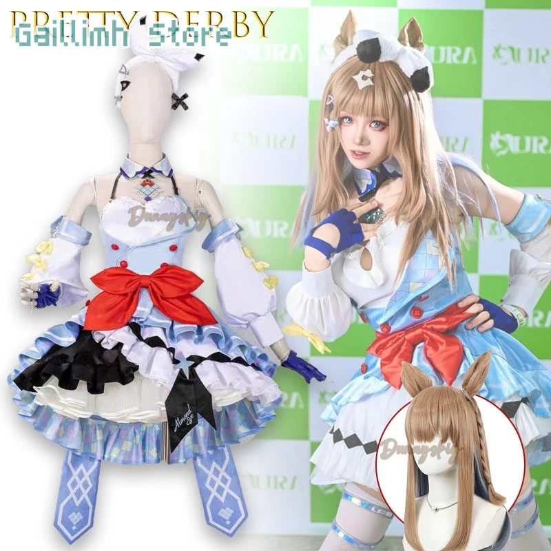 

‌ Костюм для косплея Умамусуме Pretty Derby Киёносукэ, полный комплект, наряд для ролевых игр по аниме, сексуальный, милый, для вечеринок и Хэллоуина ‌