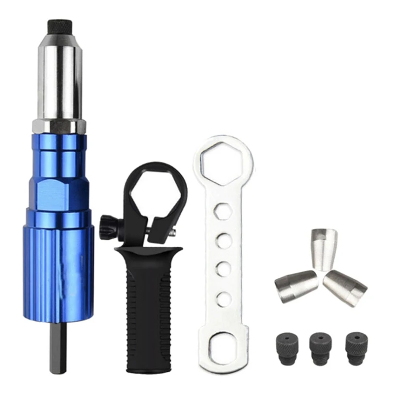 

Upgrade Electric Rivet Nut Attachment Cordless Riveting Drill Adapter Riveting Tool Insert Nut Tool