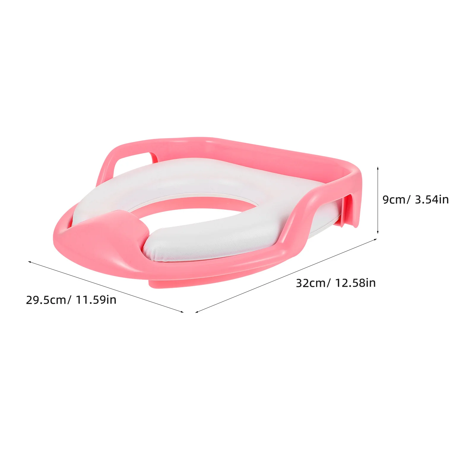 مقعد مرحاض للأطفال للتدريب على المرحاض، تصميم مريح، ثابت وخفيف الوزن، محمول، حلقة تدريب للأطفال الصغار، ملحقات مرحاض الأطفال