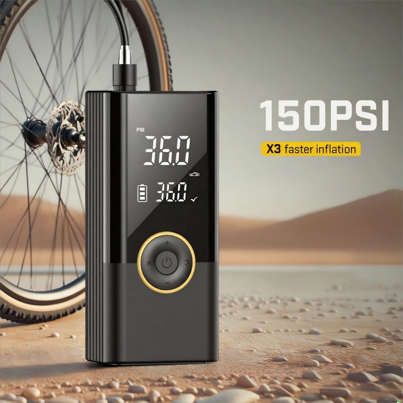 

Беспроводной воздушный насос 150psi портативный электрический насос для накачивания шин для автомобиля, велосипеда, мотоцикла, воздушный компрессор, инжектор, аксессуары для велосипеда