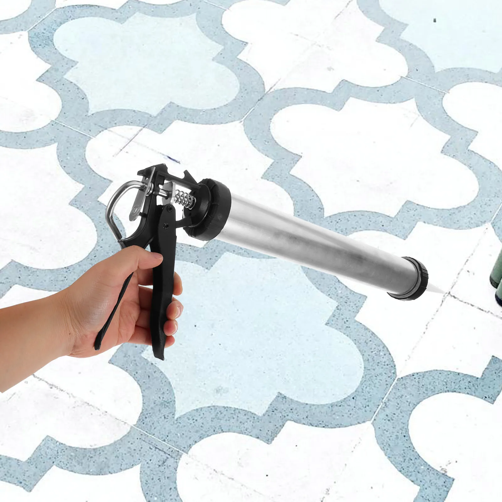 1Set Fill Seam Tool Caulking Supply Sturdy Metal Glue Coating Portable Corner Caulk Device Parts Professional Accessory