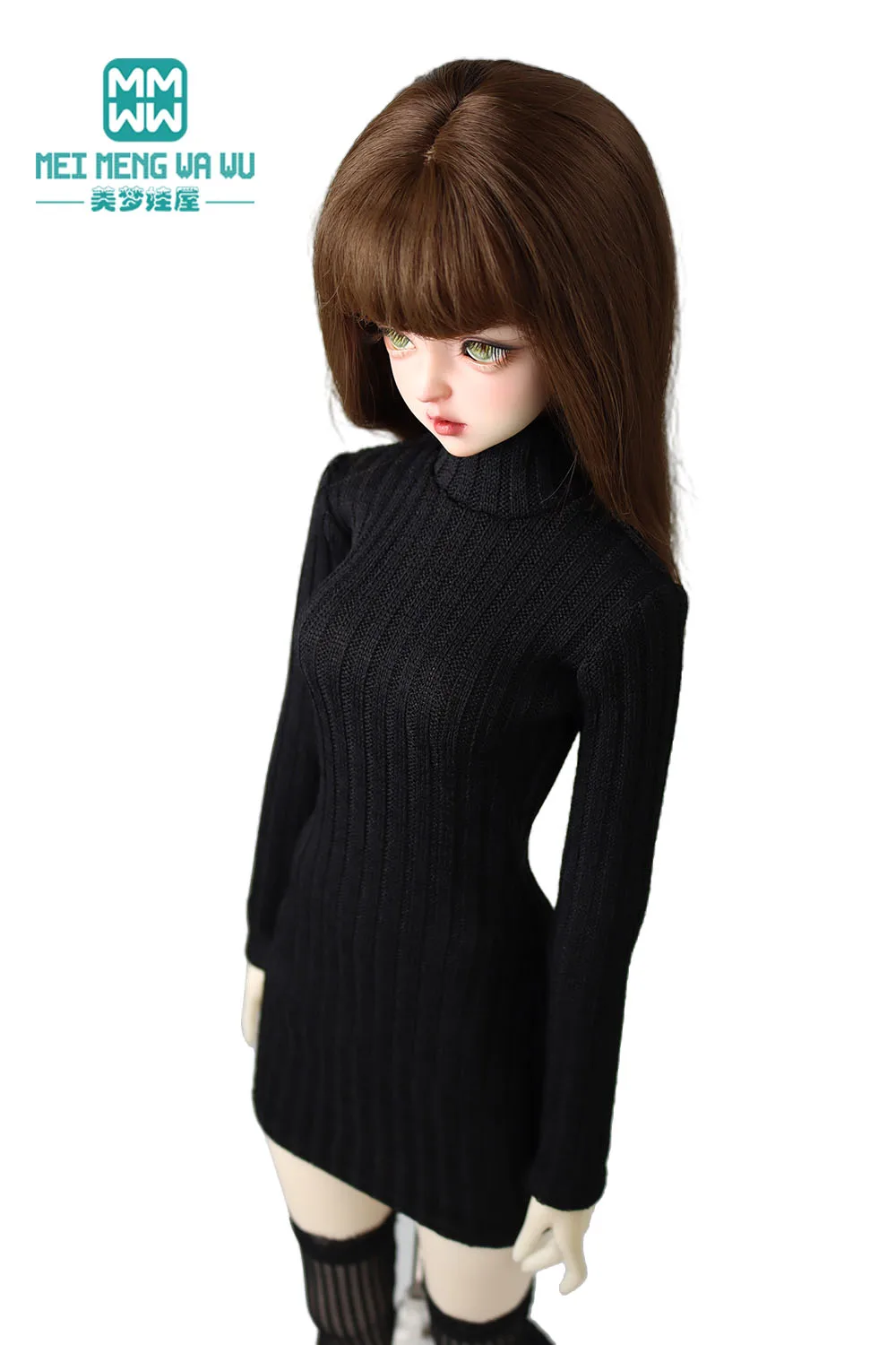 Vestiti per bambola Abito maglione dolcevita alla moda Adatto a 1/3 BJD SD DD Giocattoli Bambola snodata