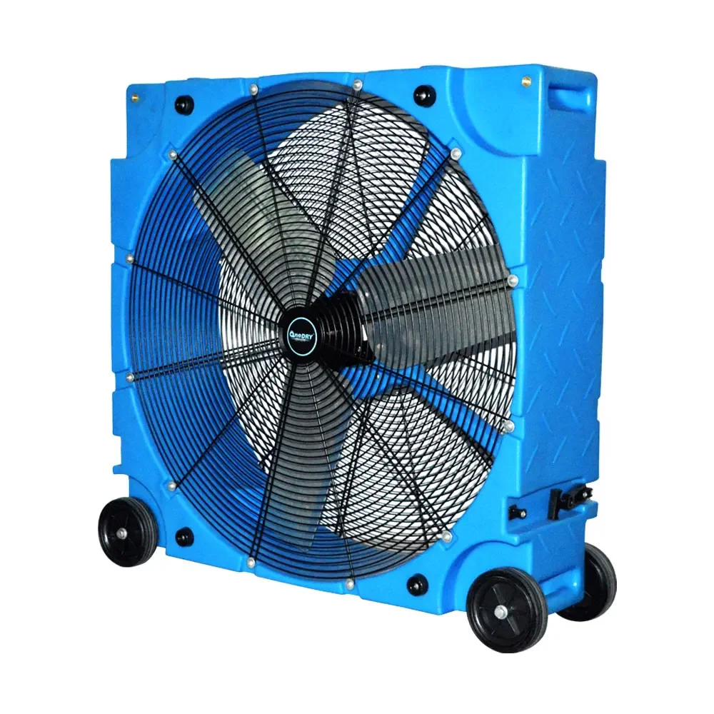 

New Model Workshop Industrial 24" 8900 CFM 1/4HP 3 Speed Mobile Industrial Removable Axial Blower Drum Fan with Wheel