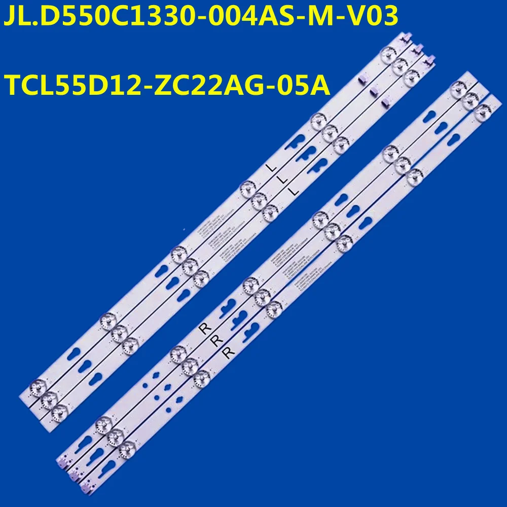 LED Backlight Strip For L55M5-AD L55M5-AZ JL.D550C1330-004AS-M_V03 TCL55D12-ZC22AG-05A JVC SI55US FL-55S08FHD LVU550CSDXA