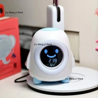 Cute Penguin LED Alarm Clock 12/24H Snooze Mode RGB Night Light Table Nap Timer Sleep Trainer Bedroom Birthday Gift for Kids
