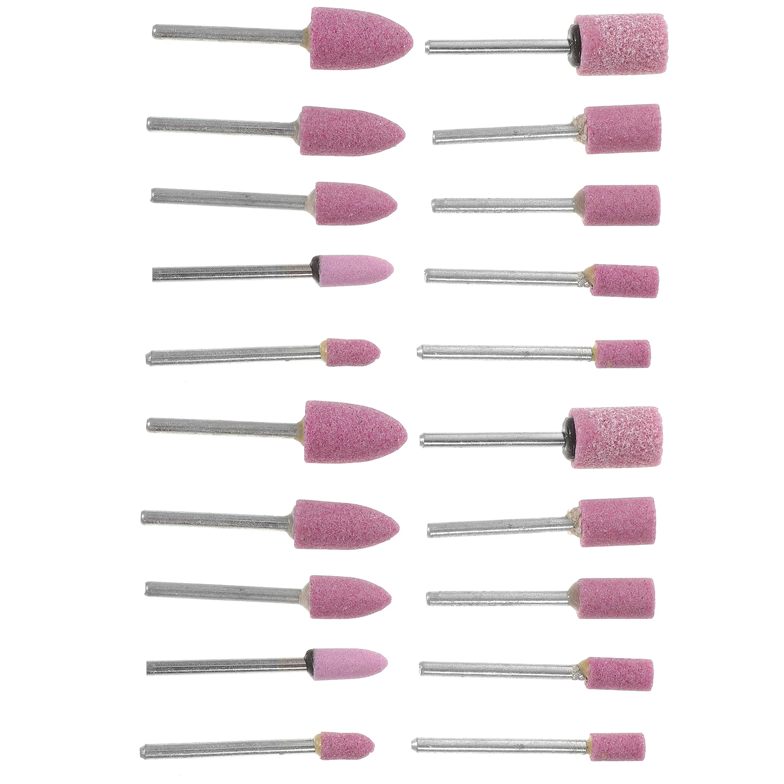 

20 Pcs Grinding Head Drill Accessories Stone for Rotary Tool Polishing Abrasive Mounted S Bits Wheel Jade Metal Non Metallic