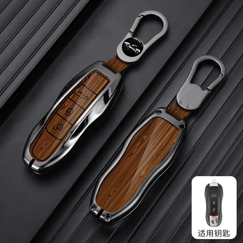 

Alloy Car Key Case for Porsche Cayenne 958 911 lepin 996 macan panamera 997 944 924 987 987 gt3 cayman 987 Car Accesories