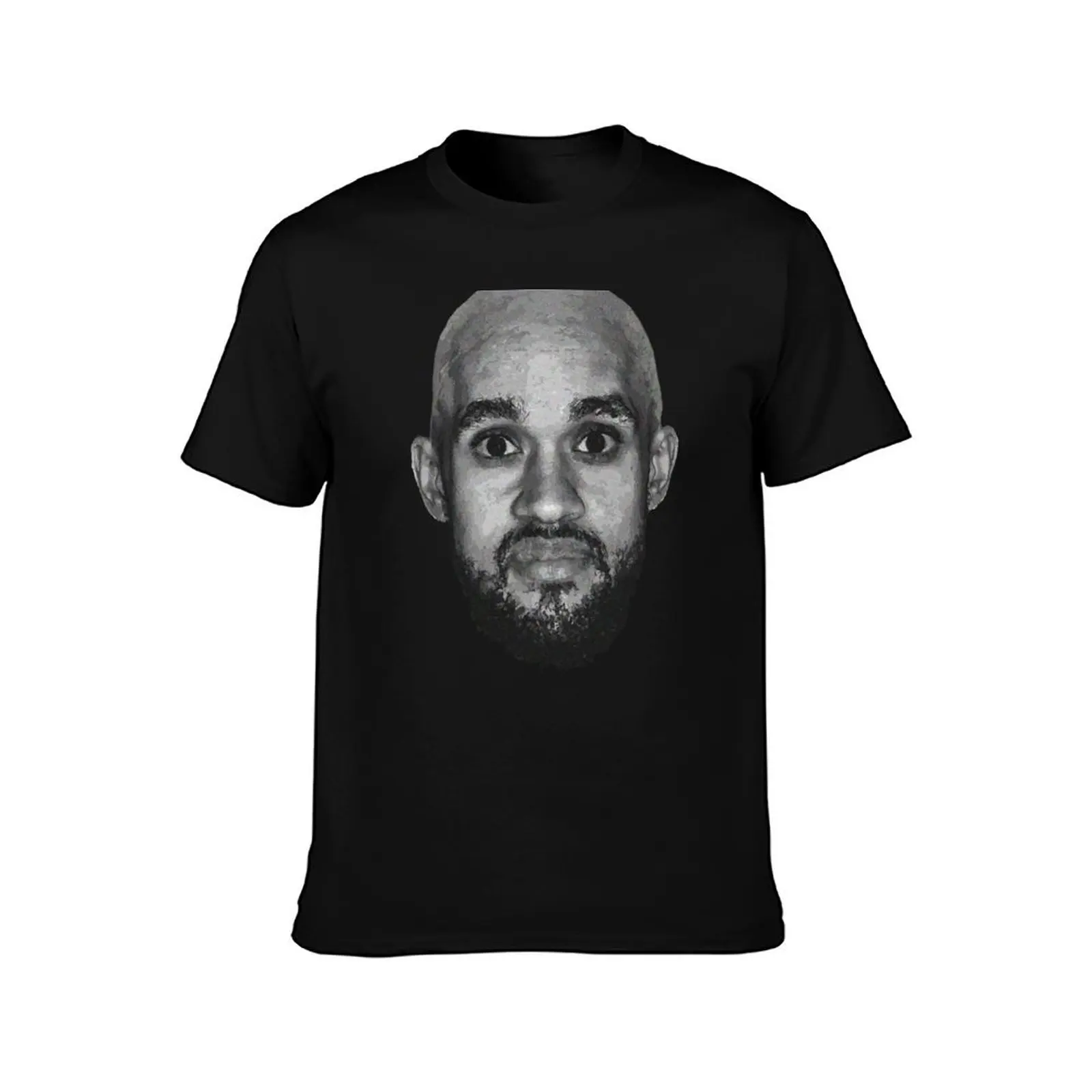Bald Derrick White Funny Vintage Face T-Shirt Soft Cotton Print T-Shirt