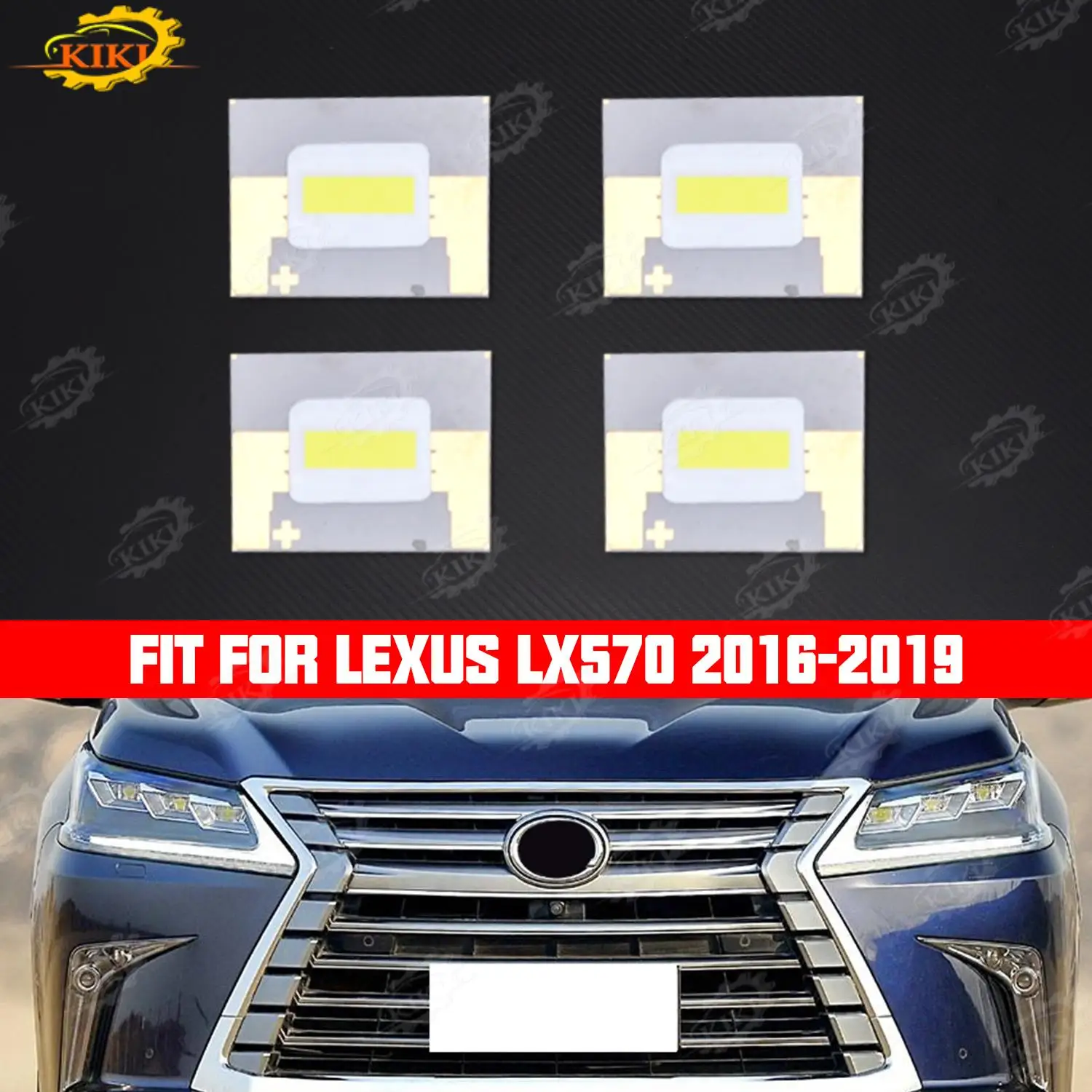 

KiKi Brand New Fit For Lexus LX570 2016-2019 Daytime Running Light Guide Strip Chip Board Circuit Board Light Source Board