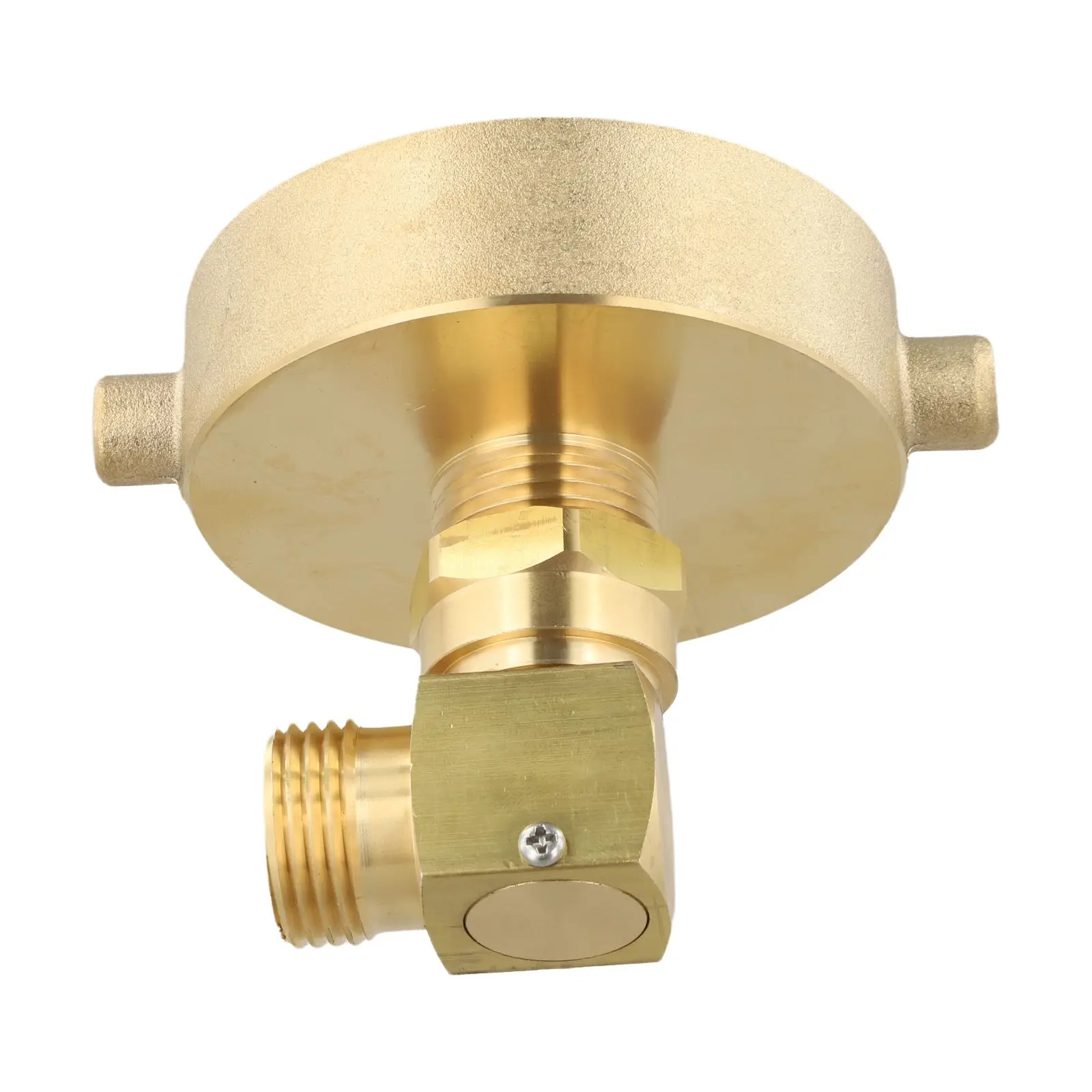Fire Hydrant Hose Adapter Brass 4.25inchx3.3inch for versatile 2-1/2 NST/NH Female 3/4 for ght Male Connect Garden Hose
