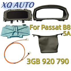 Virtuelle 조종석 LCD 디지털 계기판 LCD 계기판, VW 파사트 B8 2016-2019 mit rahmen und draht3GB920790 3GB920790