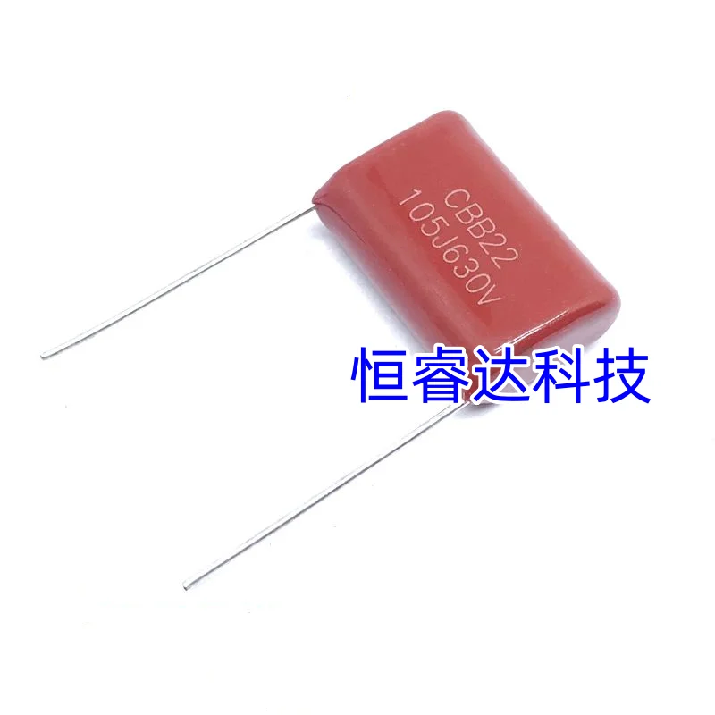 

100 шт./лот конденсаторов CBB 630V105 P=20 мм CBB22 105J 630V 1UF