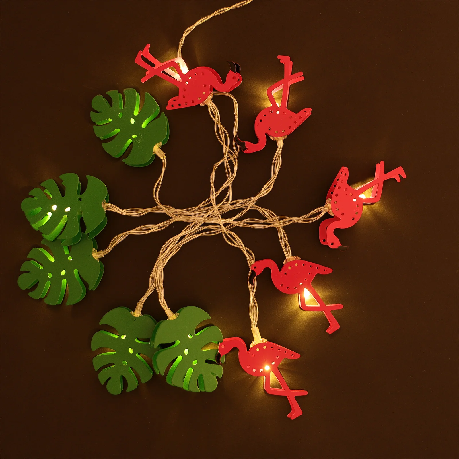 

Flamingo String Lights LED Fairy Party Bedroom Decor Tropical Stargazer Unicorn Shape Warm Atmosphere DIY Celebration