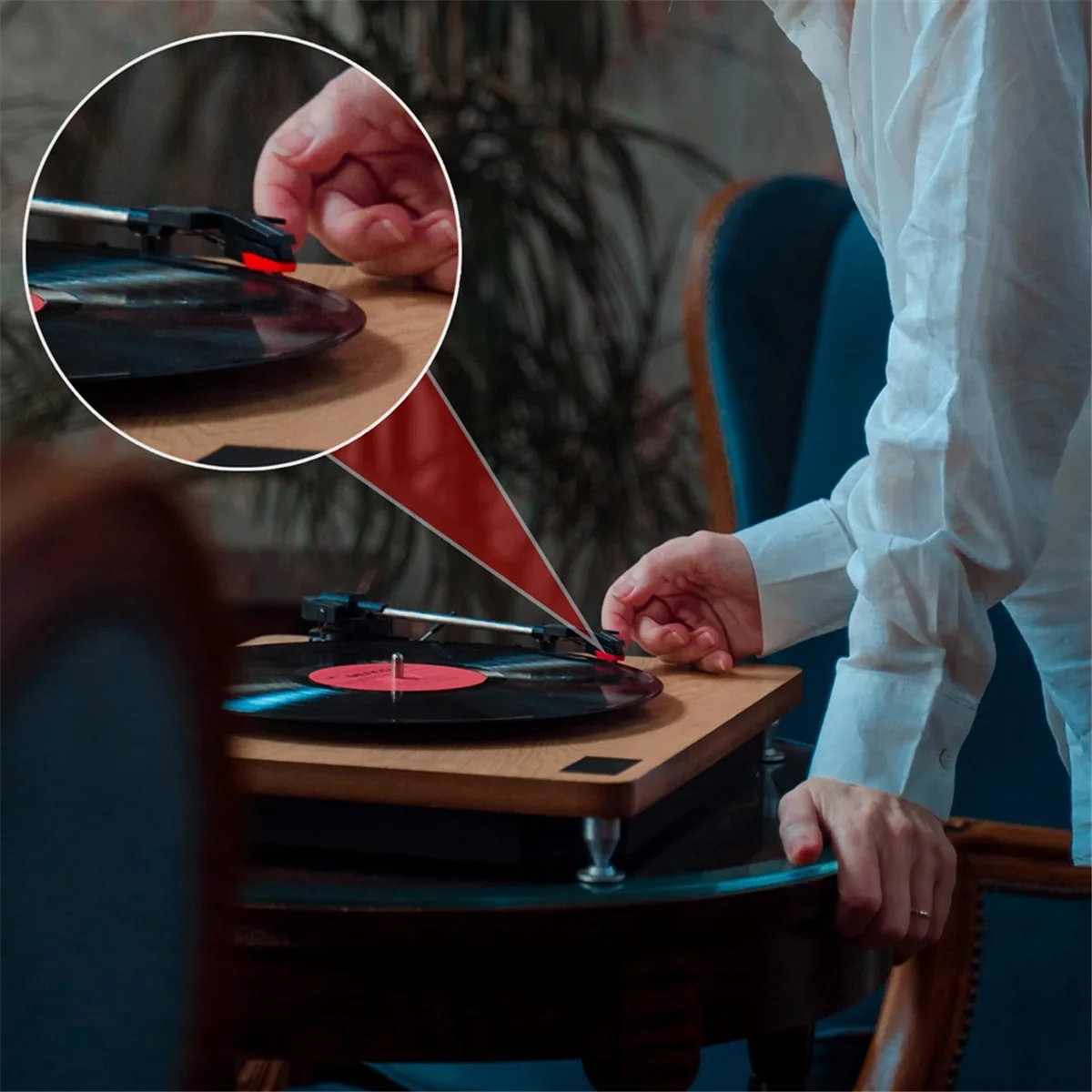 Reemplazo de aguja de reproductor, aguja de lápiz óptico de tocadiscos de diamante de 4 piezas, para reproductor Crosley Victrola ION LP fonógrafo KXH