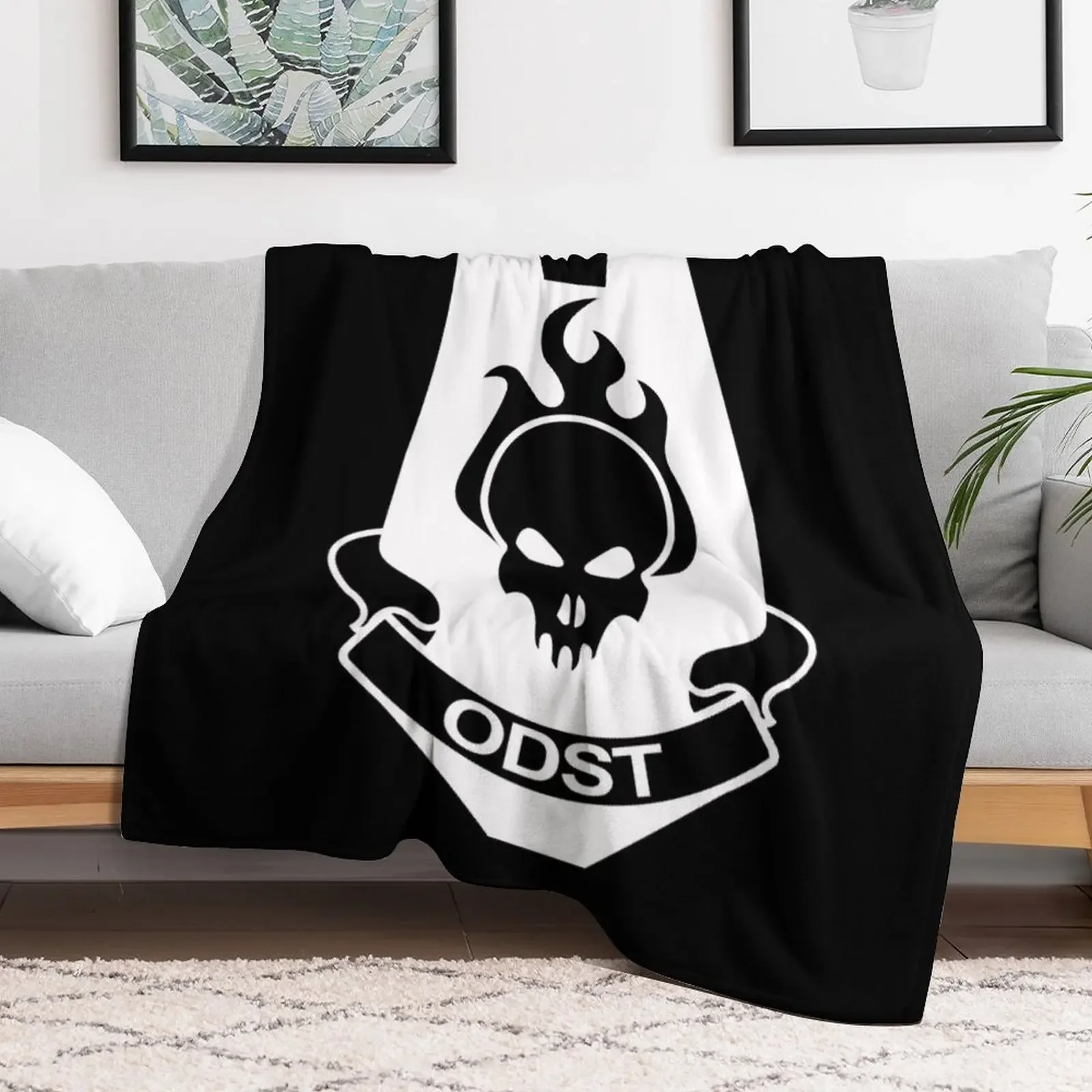 ODST Classic Throw Blanket Foldable Soft Warm Blanket for Outdoor Use