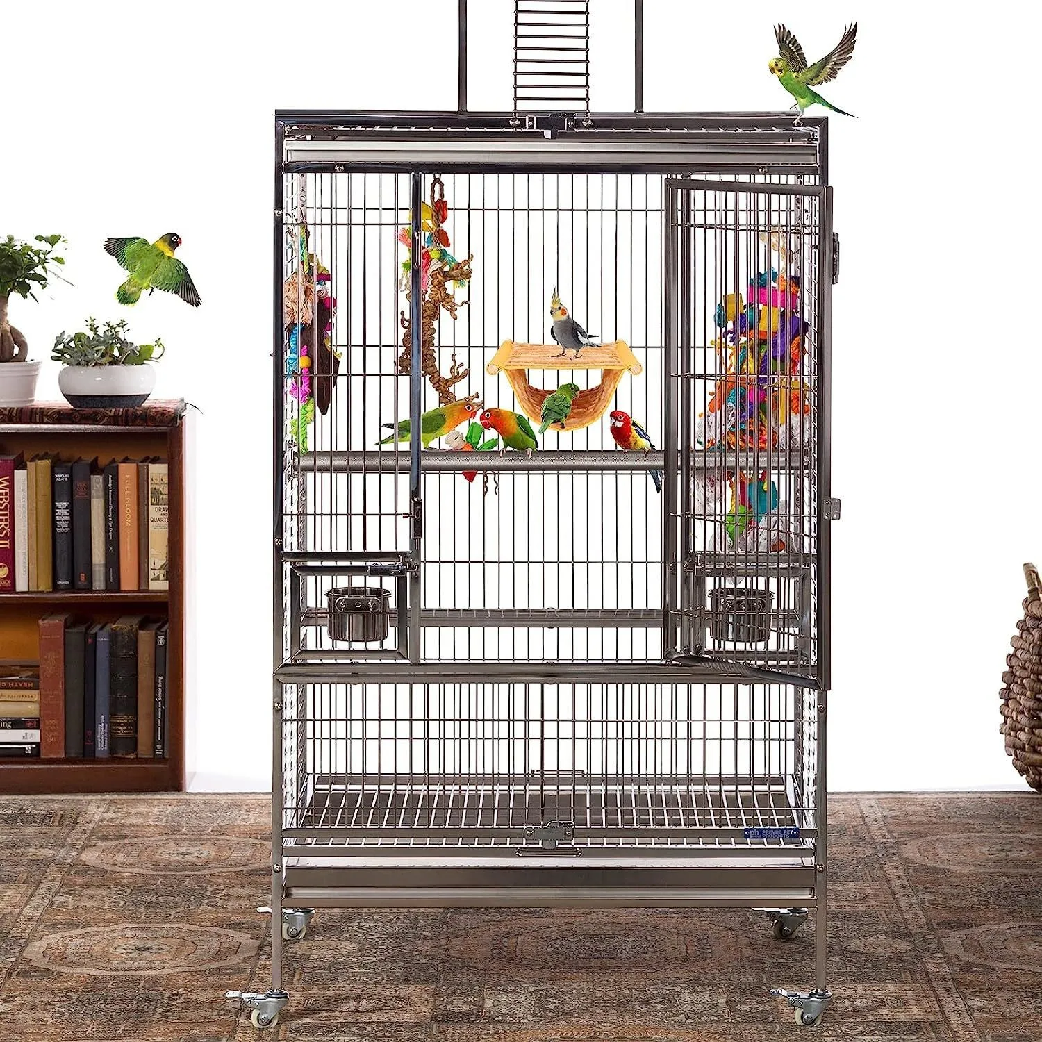 Removable Washable Pet Hanging Hammock Warm Nest Bed Bird Cage Perch for Parrot Lovebird Hamster - view 4