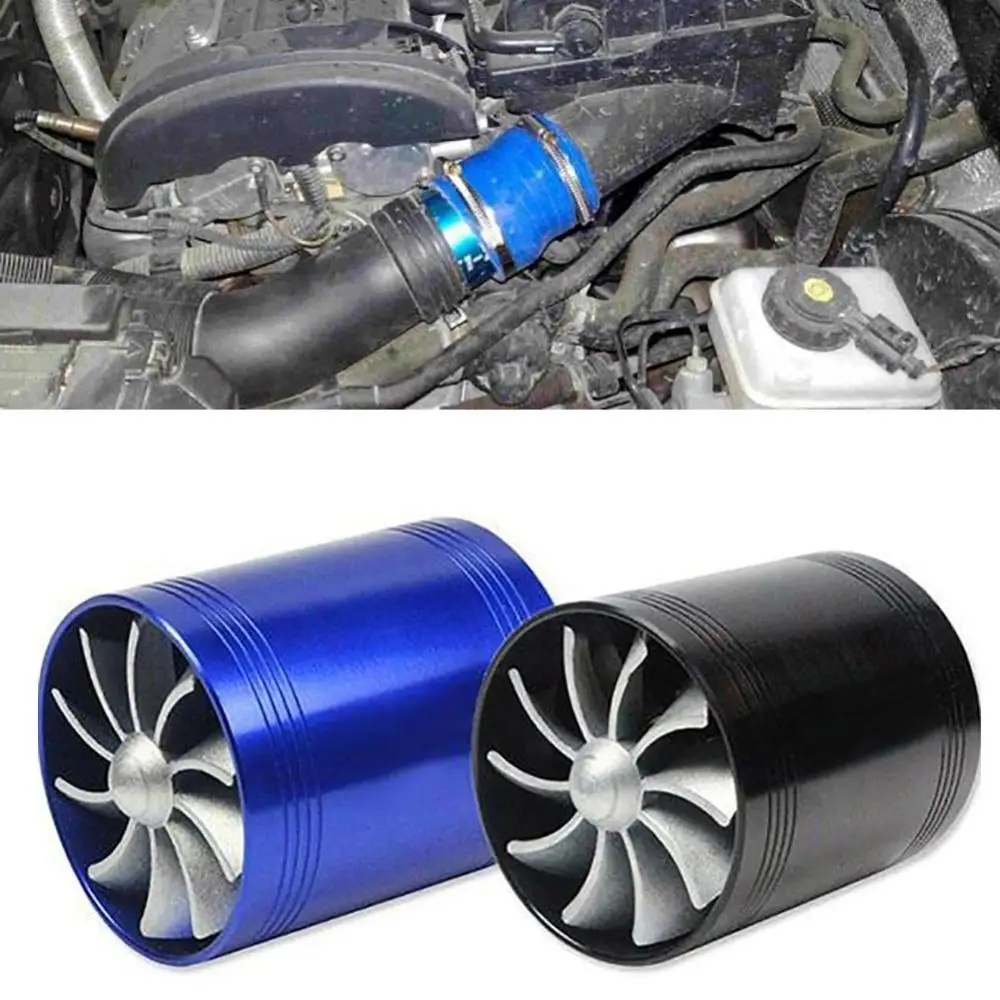 New Car Vehicle Turbocharger Turbo Compressor Fuel Saving Fan with Rubber Covers