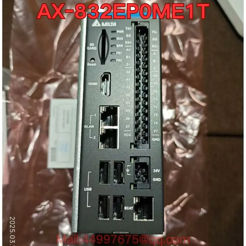 

Подержанный 32-осевой контроллер серии AX8 AX-832EP0ME1T имеет новый цвет и отсутствие оригинальной функции упаковки в комплекте.