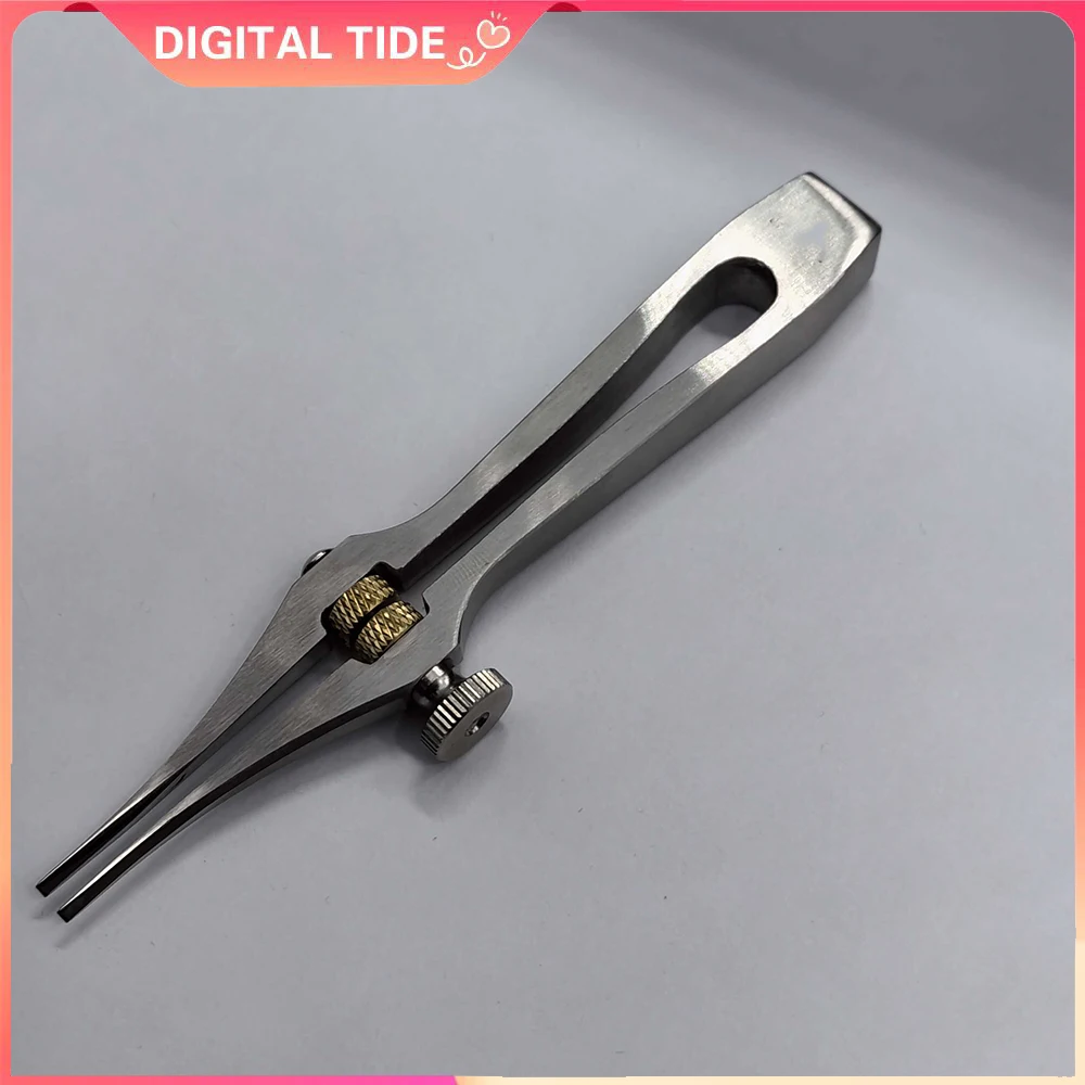Adjustable Leather Pricking Irons Sharp 2 Teeth French Type Manual Hole Puncher DIY Handmade LeatherCraft Tools