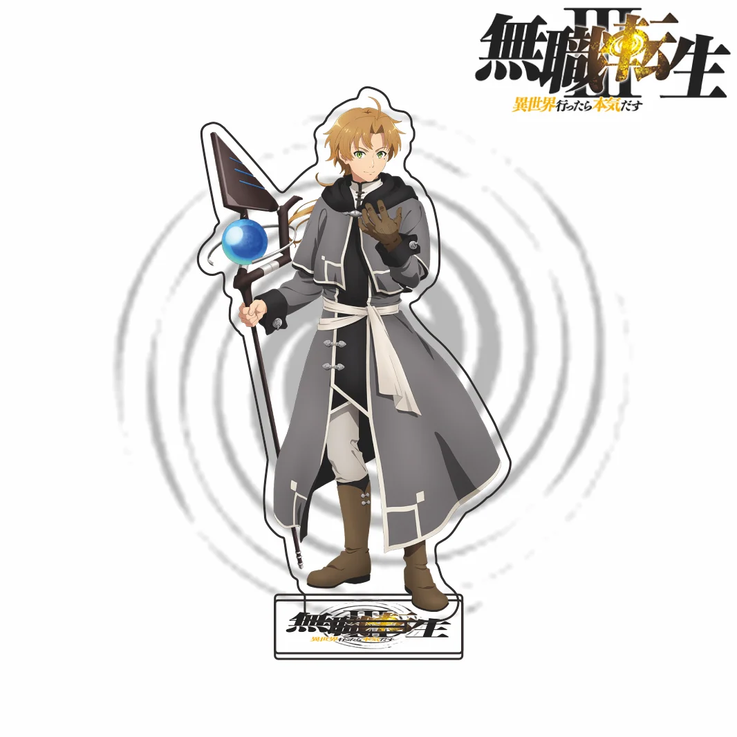 Mushoku Tensei Equal Height Acrylic Stand Rudeus Roxy Sylphiette Eris Anime Desk Decor Isekai Fan Collectible Gift Keychain