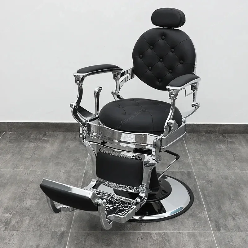 Professional Barber Chairs Luxury Rotating Stylist Swivel Hairdressing Chairs Pedicure Sillas Giratoria Barber Equipment MQ50BC