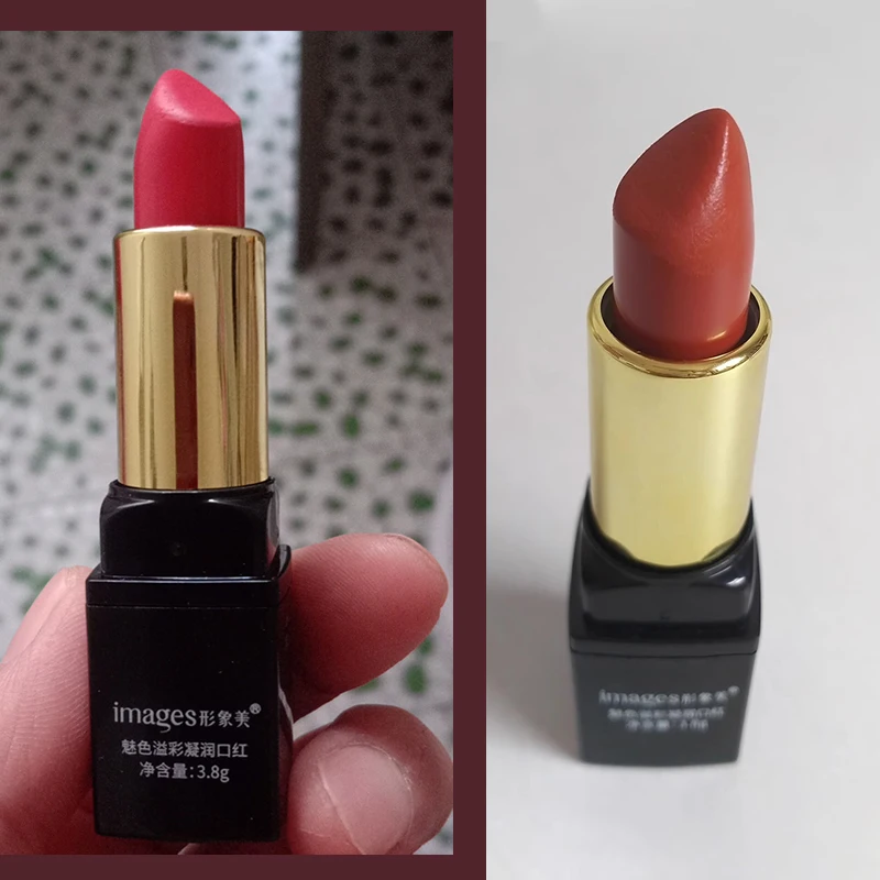Różowa czerwona aksamitna szminka bez blaknięcia perłowa wodoodporna codzienna kosmetyki temperamentu szminka walentynki długotrwały kolor ust