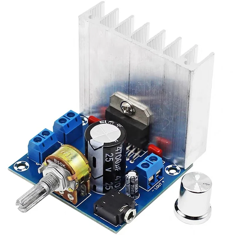 AA08-TDA7377 2.0 Version Stereo Audio Amplifier Board 35W+ 35W Dual Channel Module DC 12V Power Supply